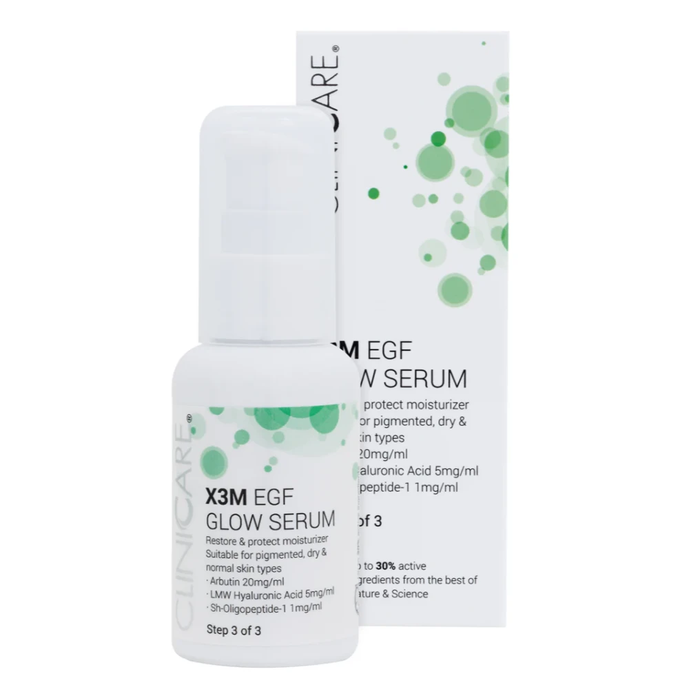 GLOW SERUM Step 3 X3M EGF GLOW SERUM MOISTURISER - Step 3